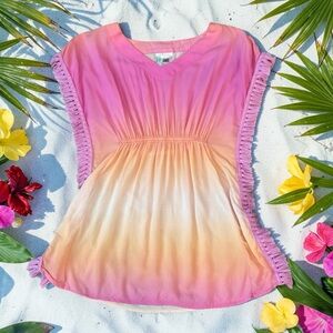 Girls Ombré Beach Coverup